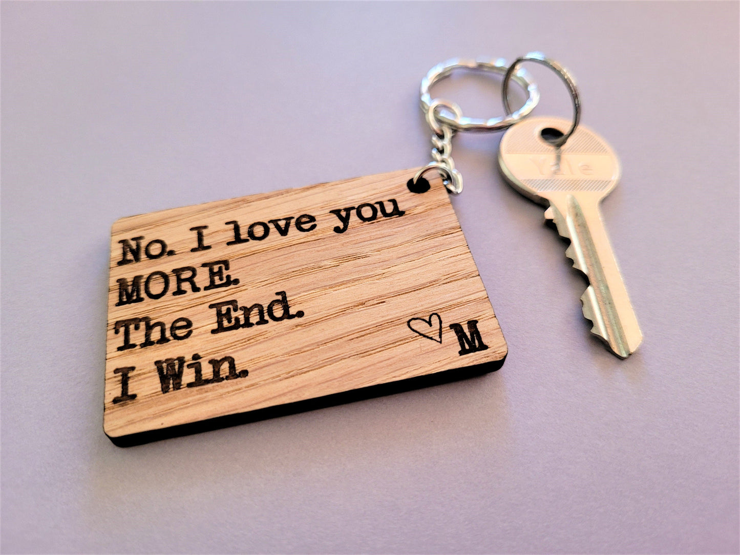 Personalised Couples Keyring