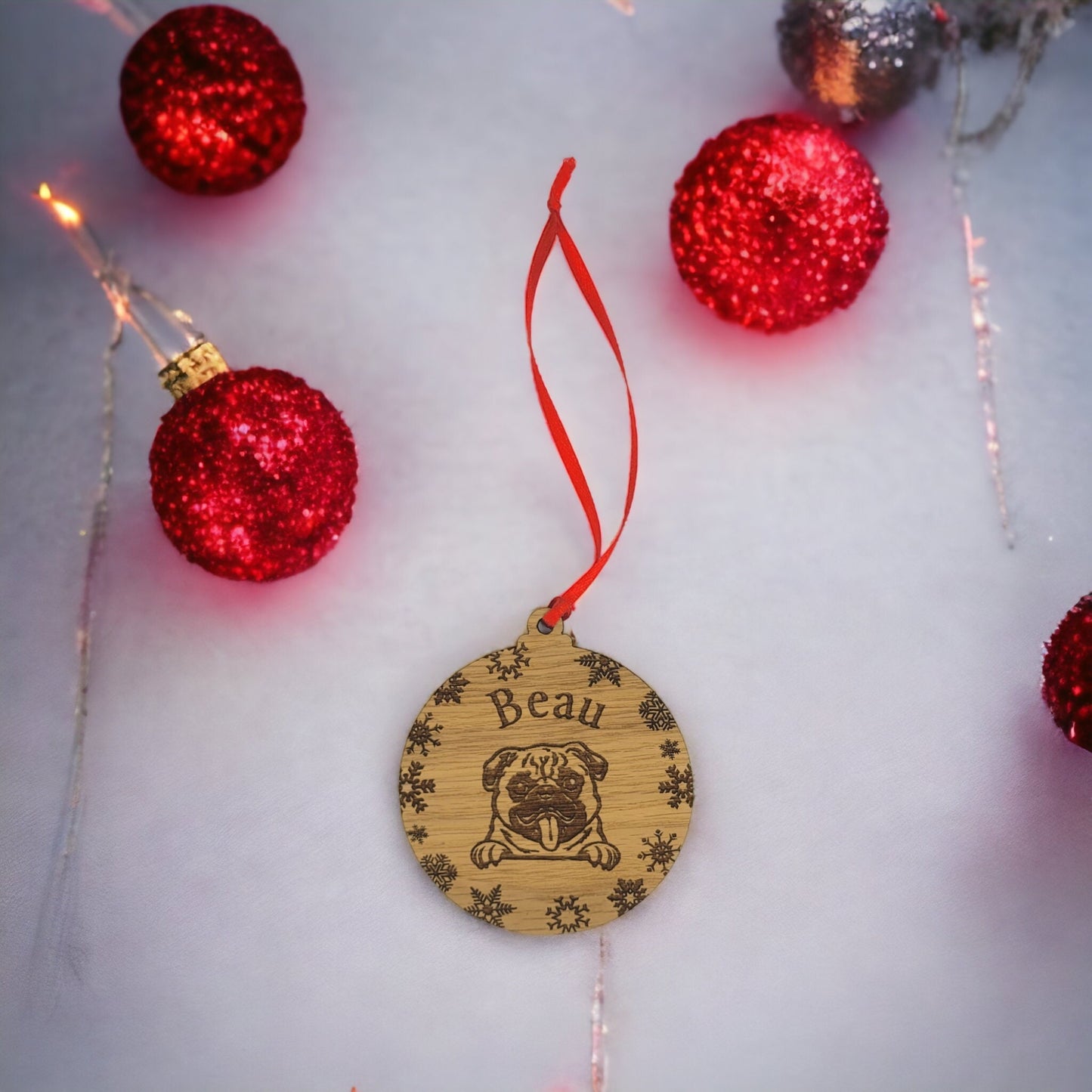 Christmas Dog Ornament - 90 Breeds