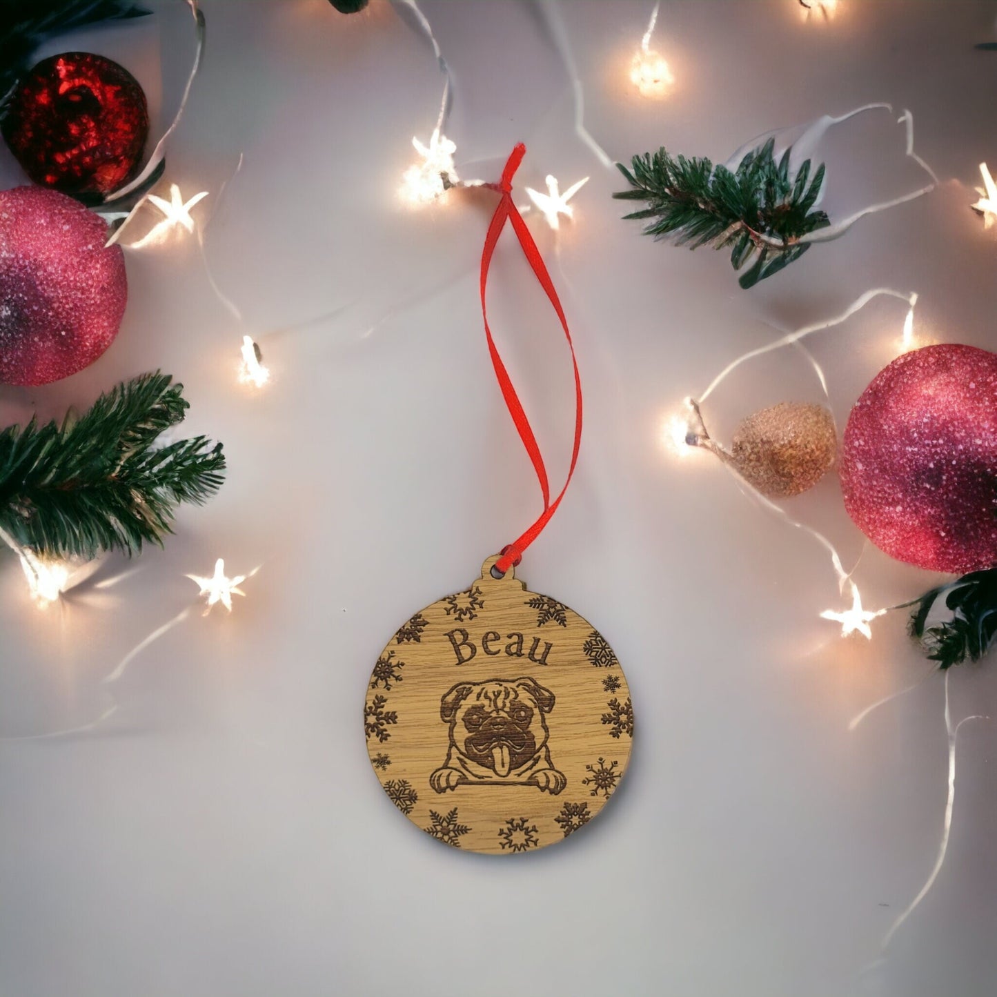 Christmas Dog Ornament - 90 Breeds