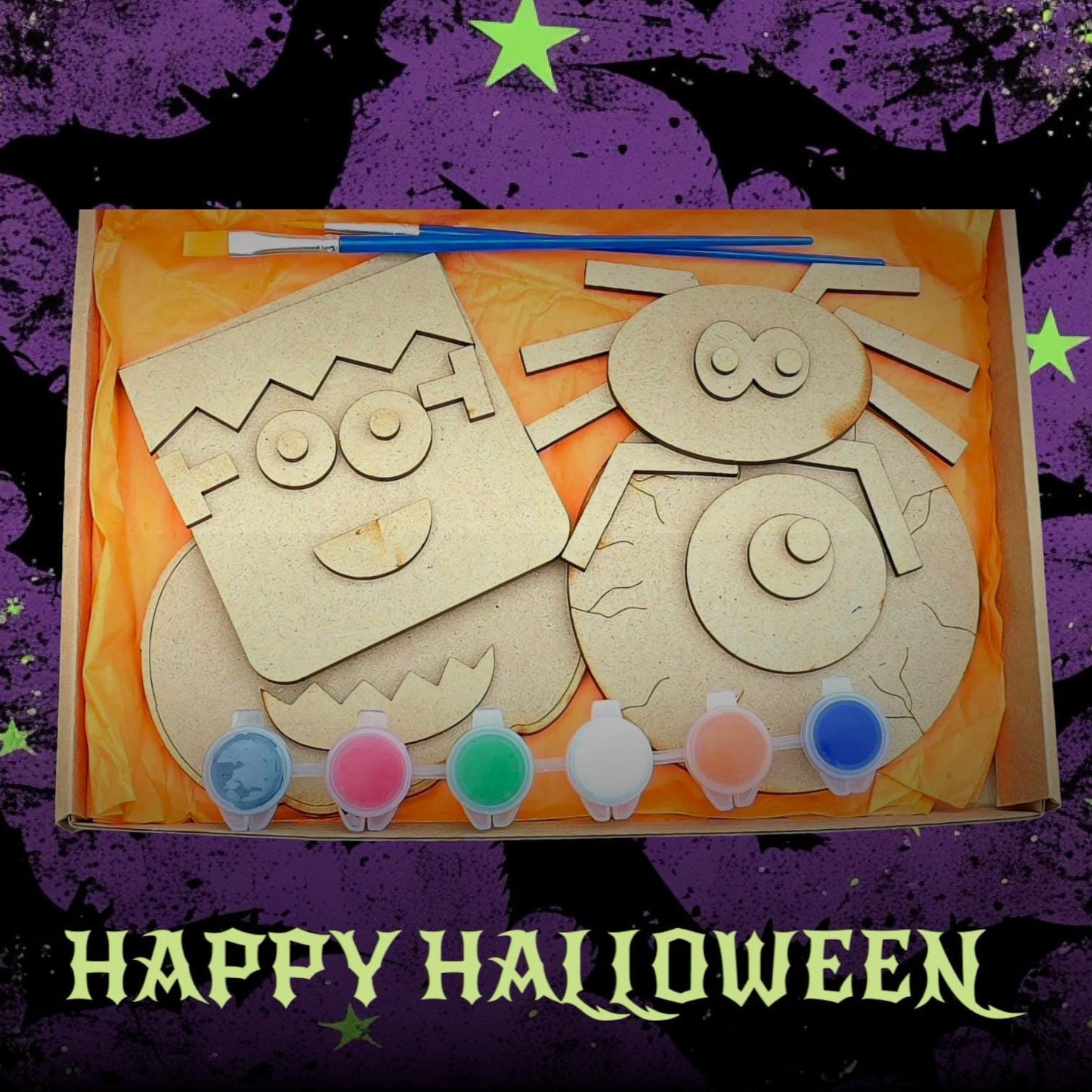 Halloween Painting Kit, Paint your own decorations