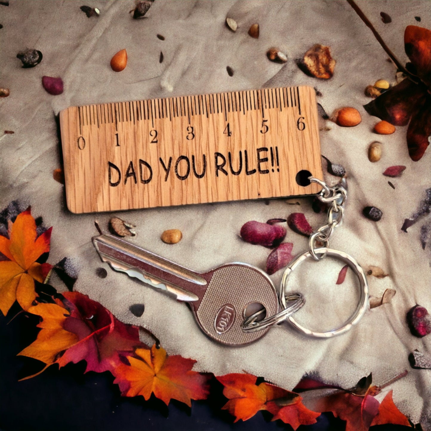 Builder Dad Keyring Gift