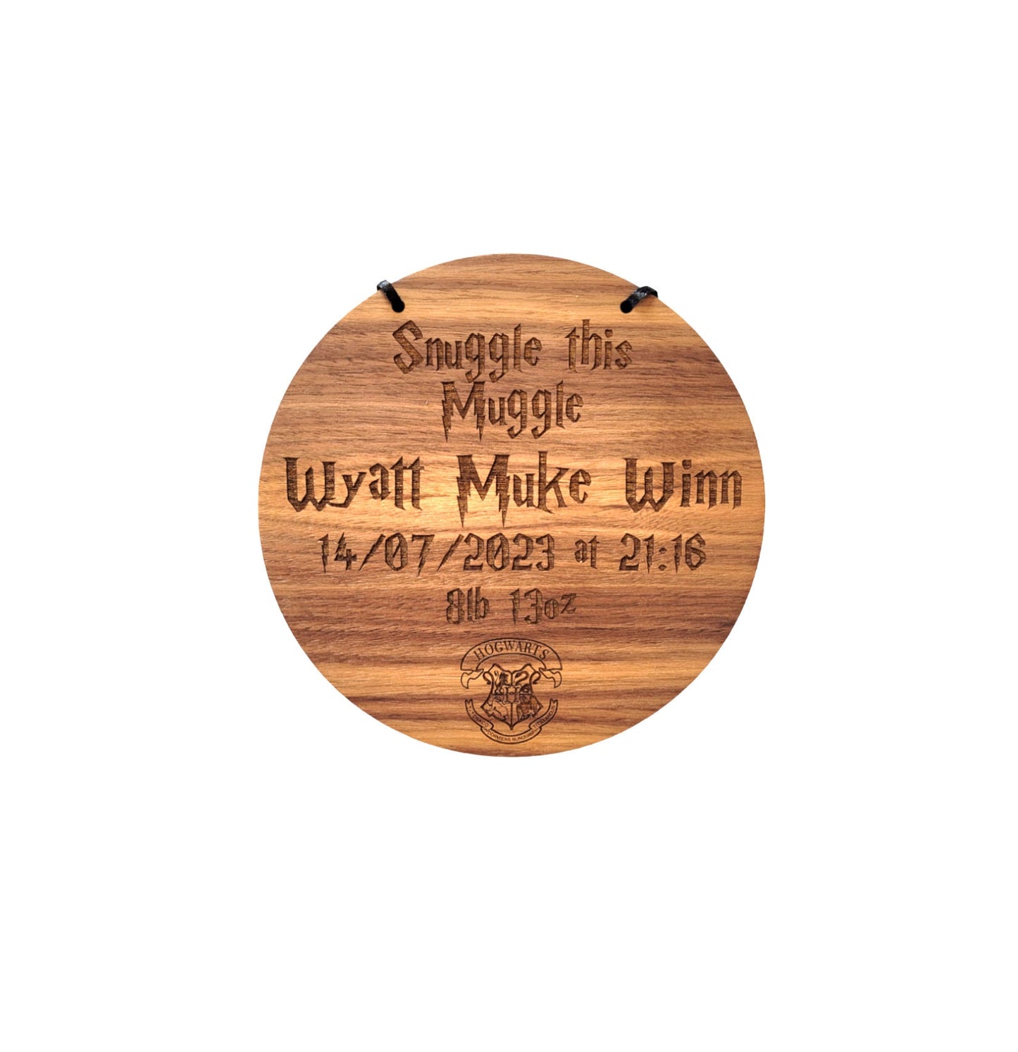 Wizard New Baby Birth Announcement Plaque