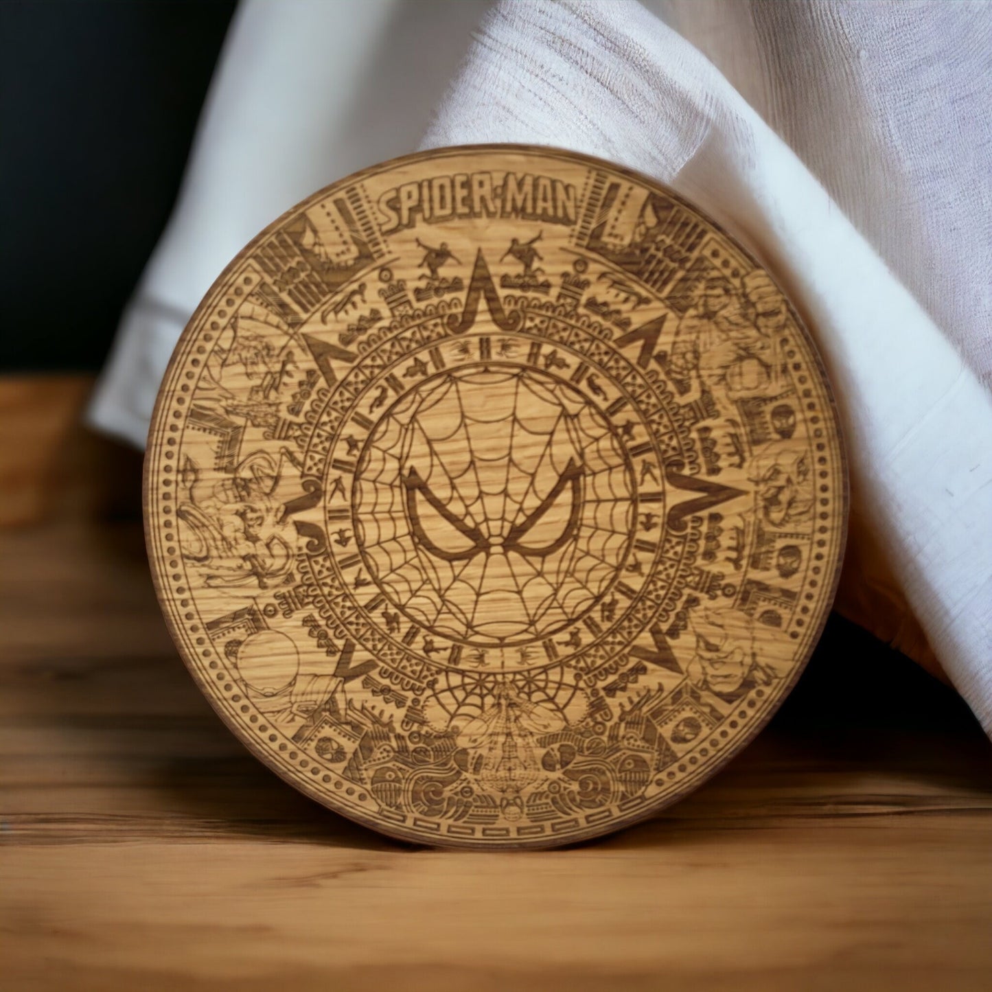 Spiderman Wall Art - Aztec Calendar