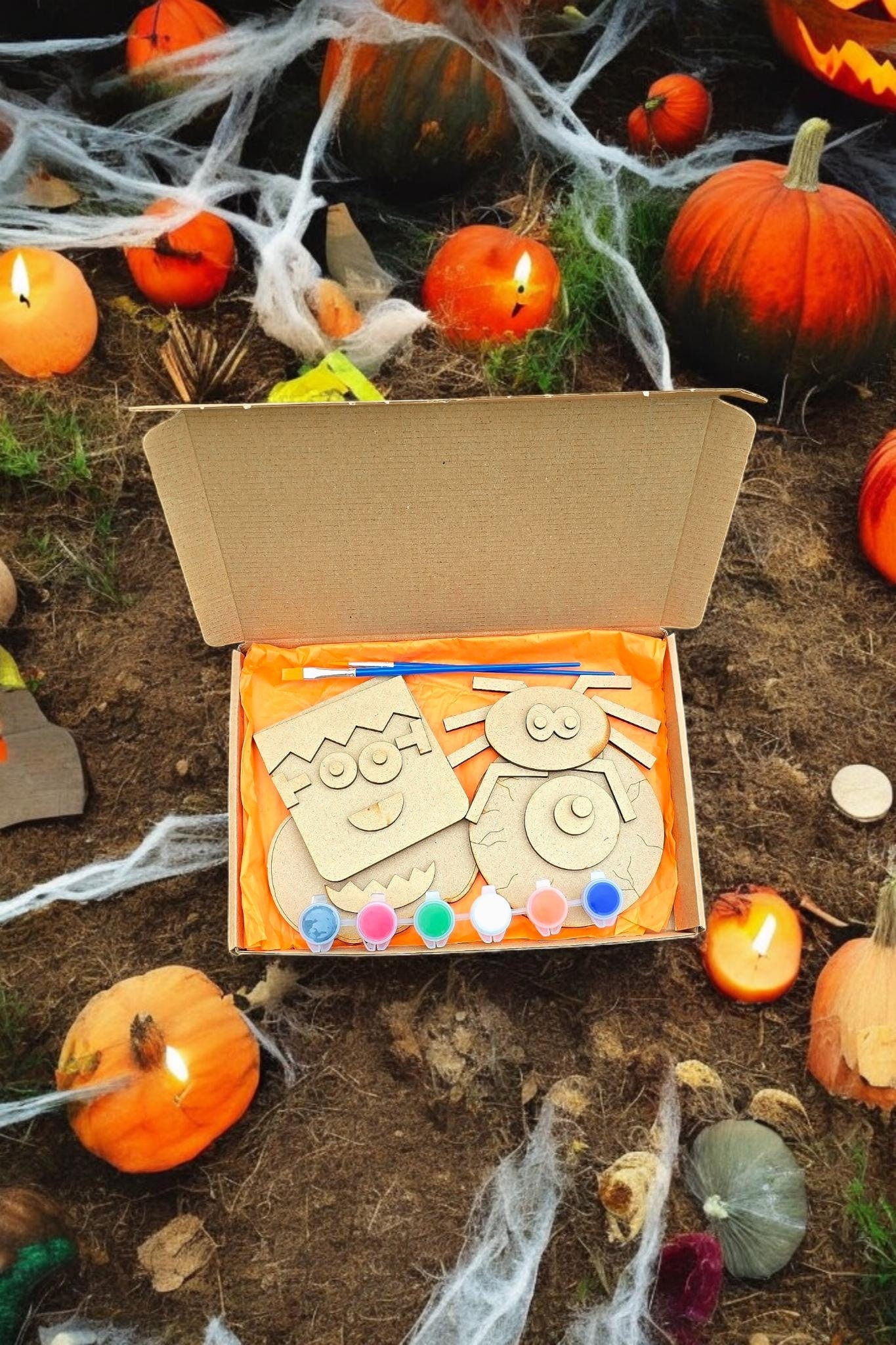 Halloween Painting Kit, Paint your own decorations