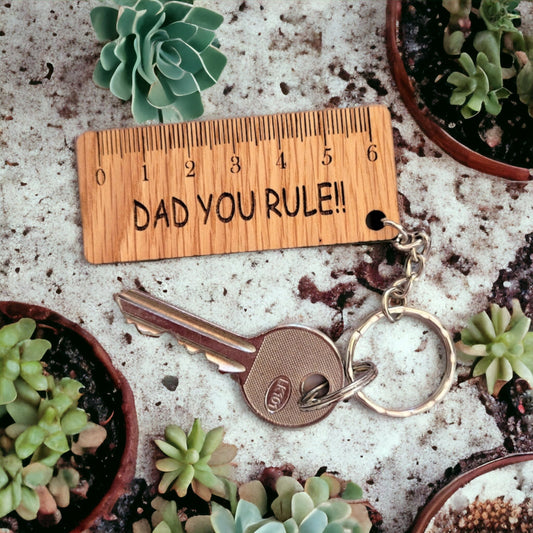 Builder Dad Keyring Gift