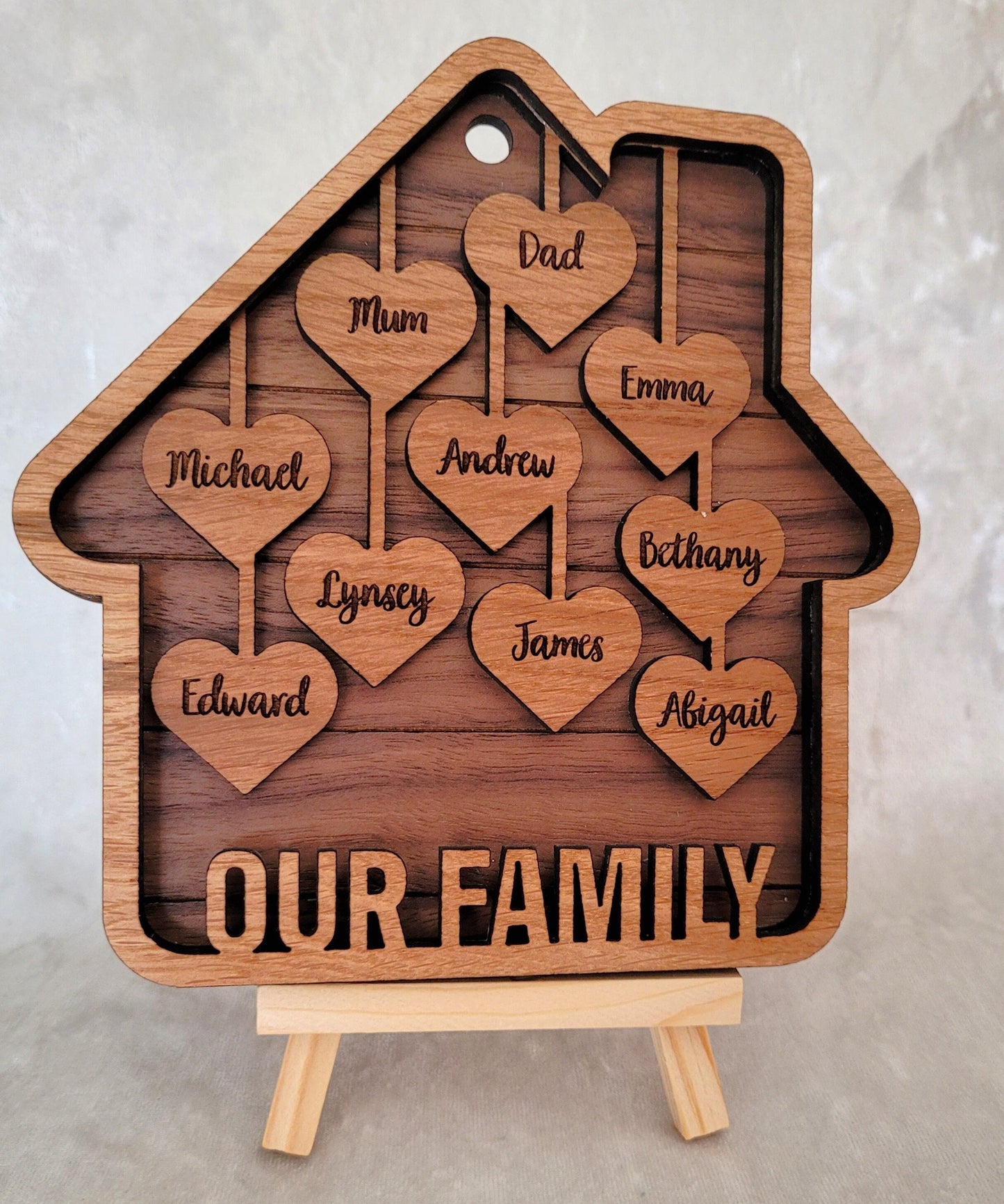 Mothers Birthday Gift - Wooden Custom Sign
