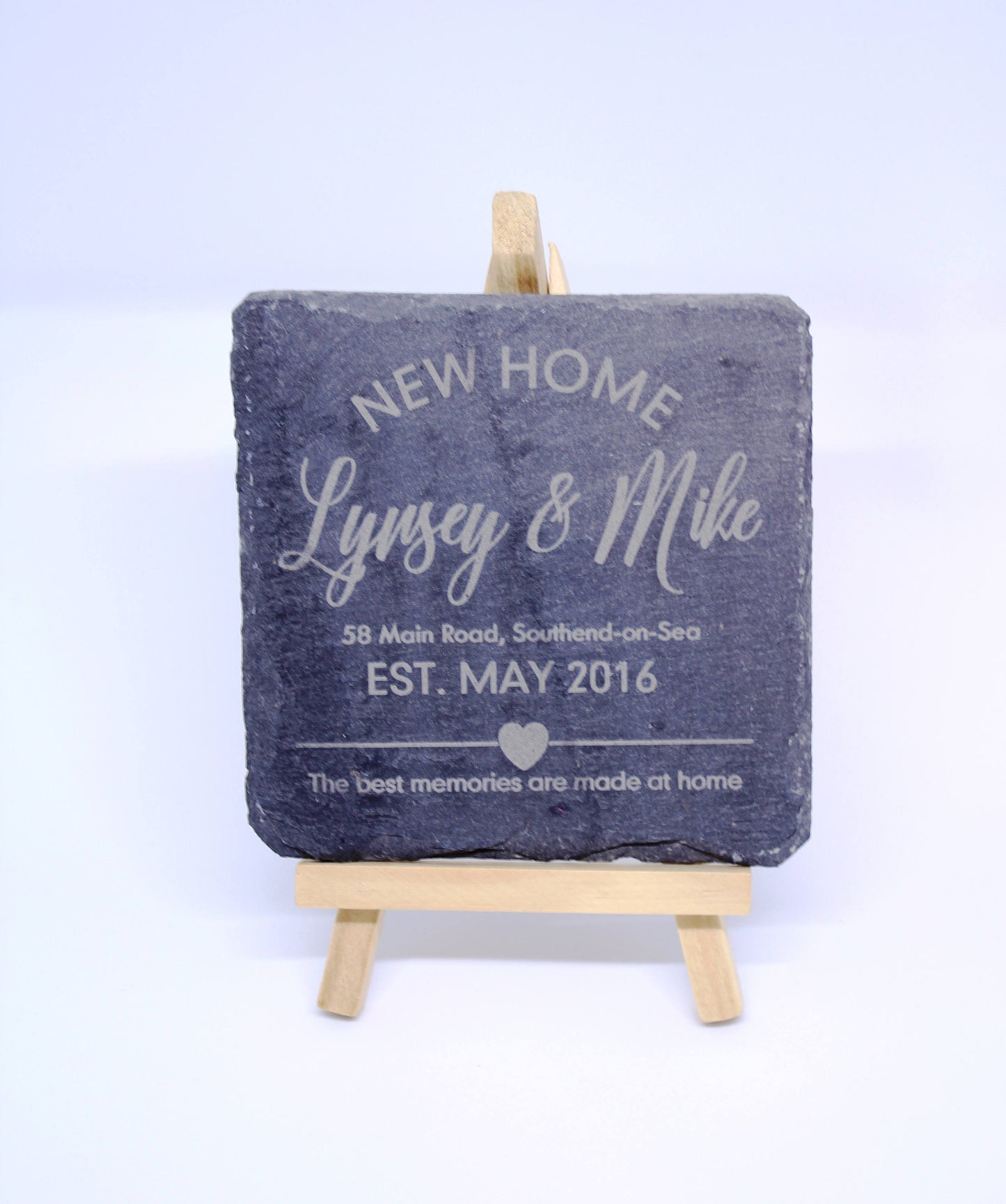 Personalised Housewarming New Home Coasters (Set of 2)