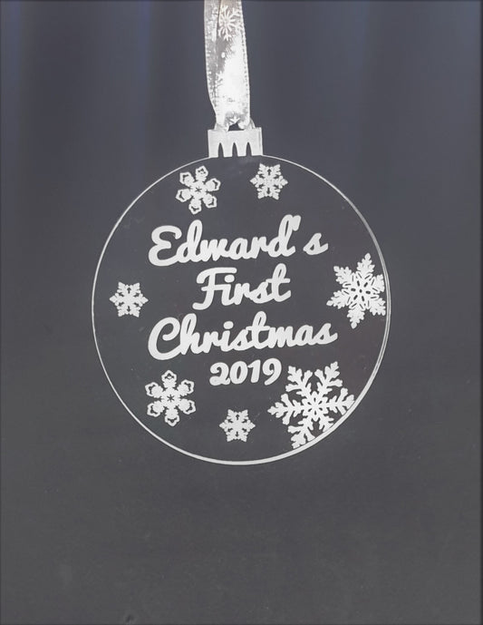 Babys First Christmas Tree Decoration