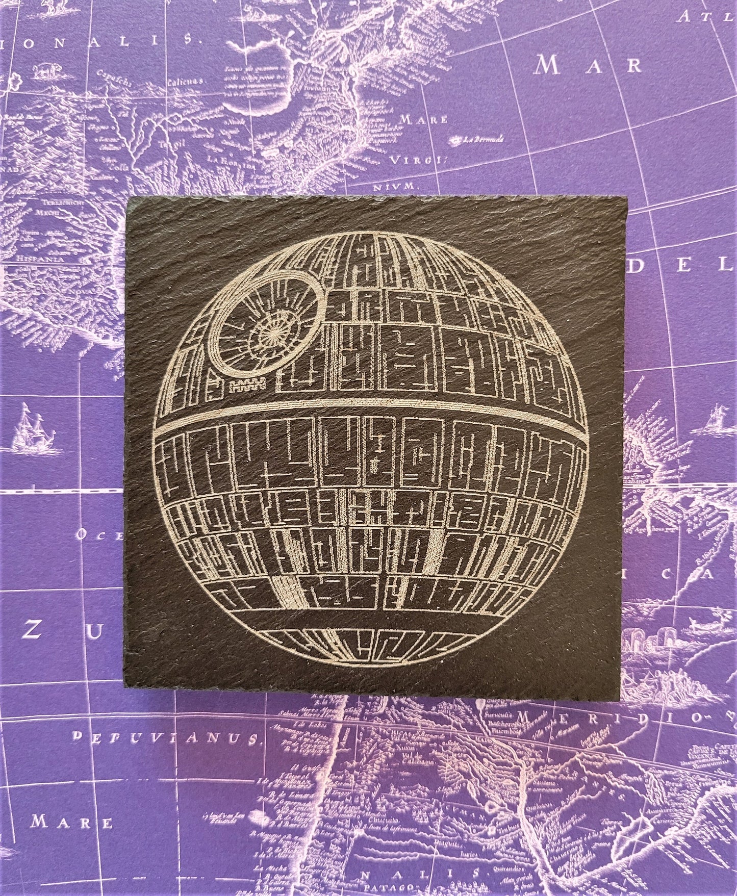 Death Star Slate Coaster,