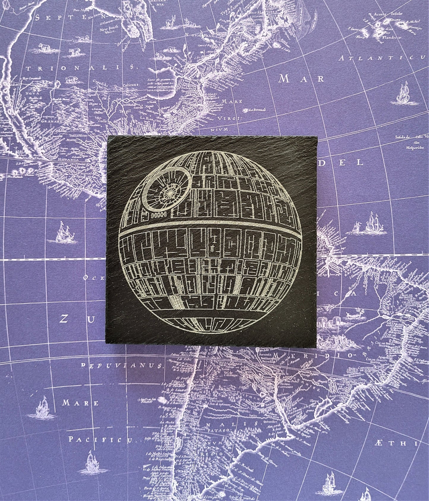 Death Star Slate Coaster,