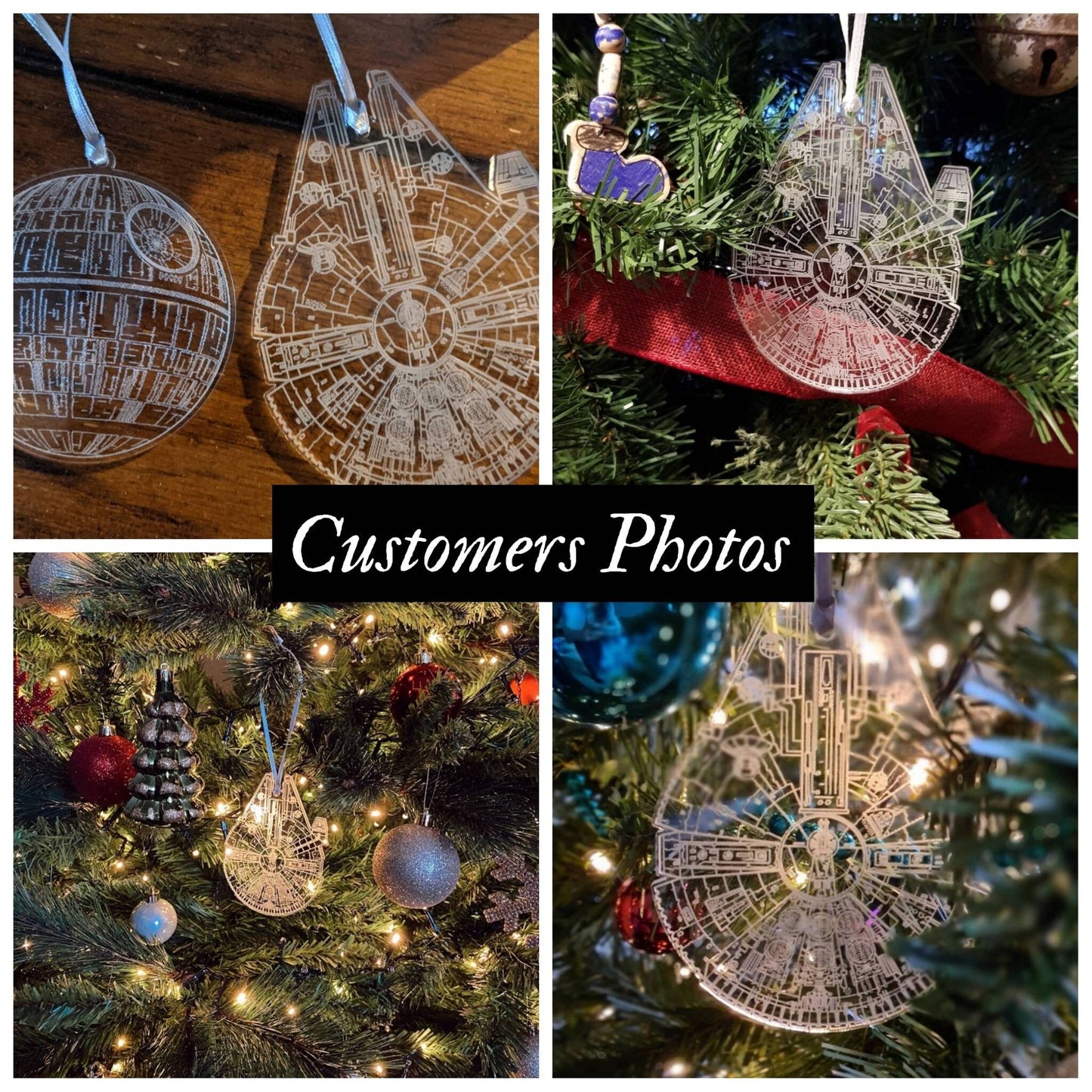 Millennium Falcon Christmas Tree Decoration