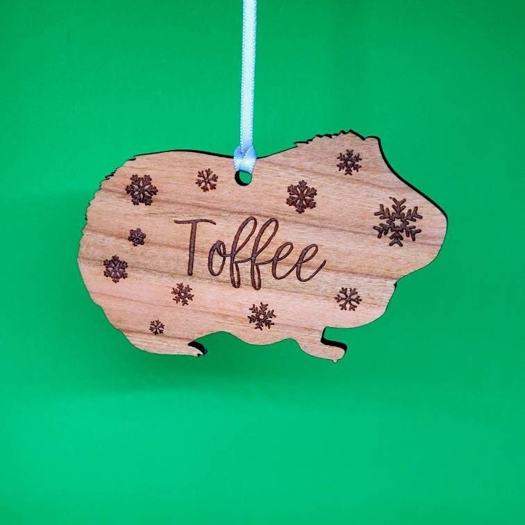 Personalised Guinea Pig Decoration