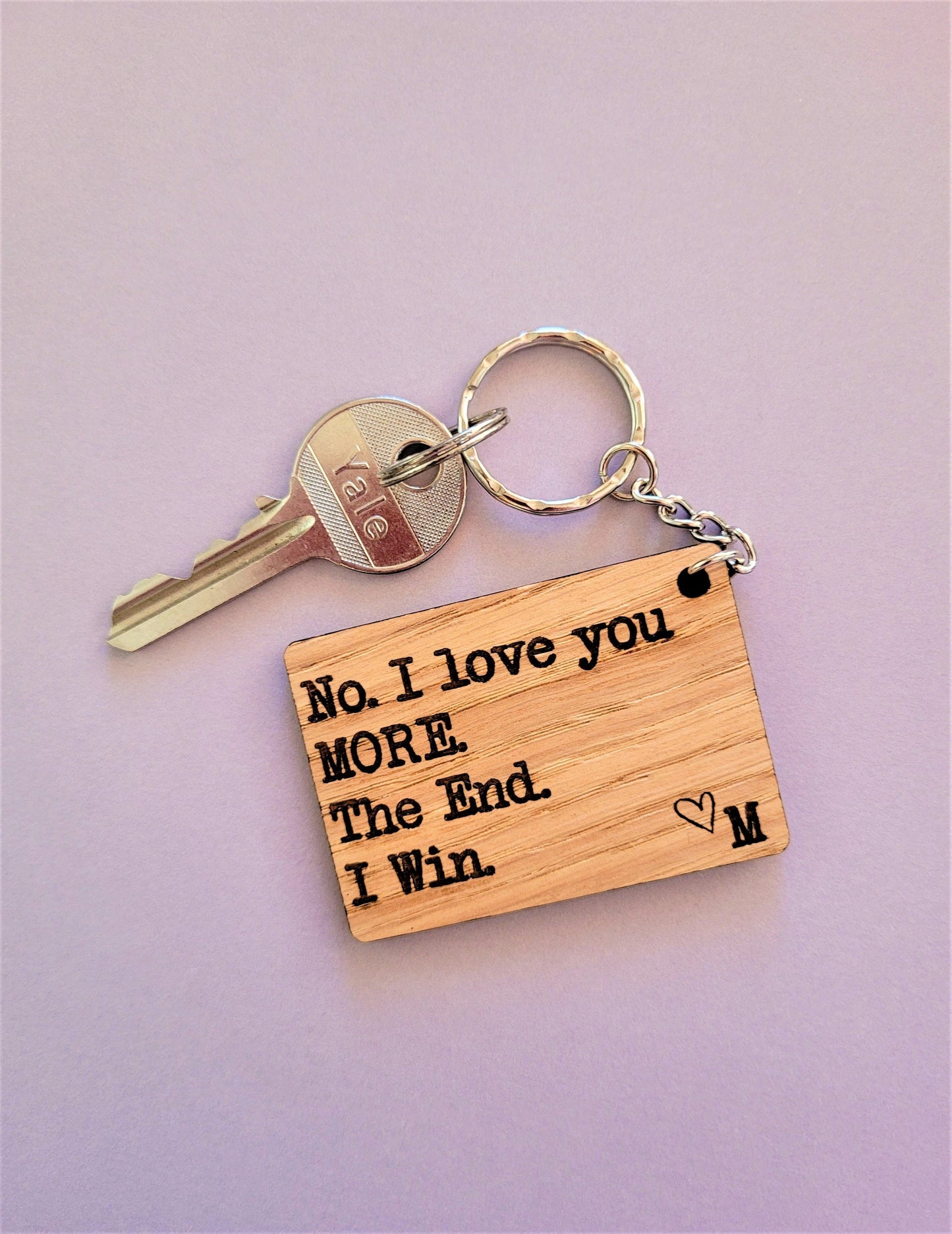 Personalised Couples Keyring
