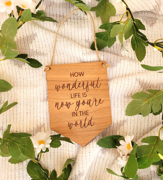 Personalised Nursery Sign