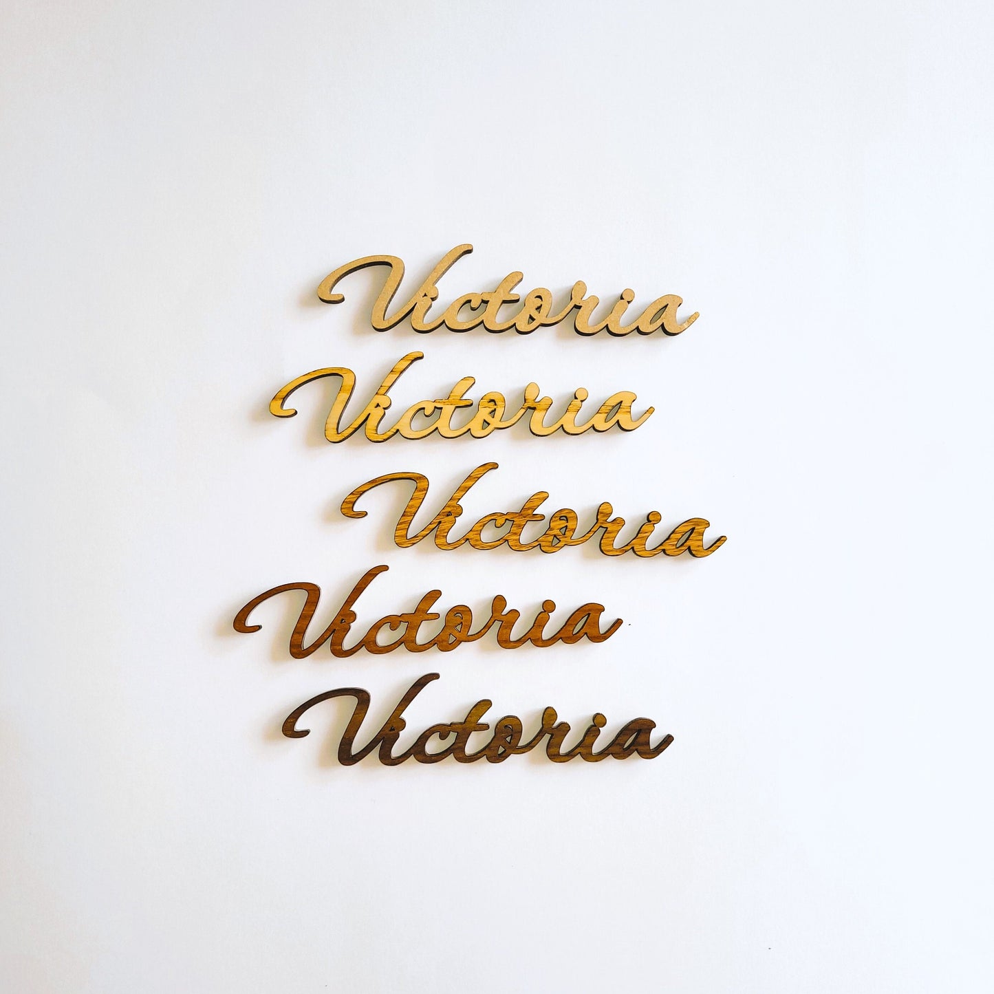 Personalised Wooden Wedding Place Names