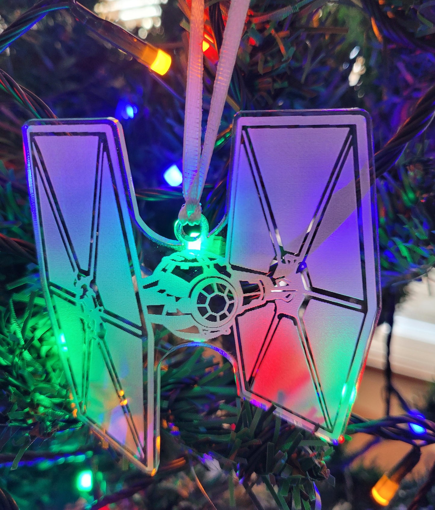 Star Wars Gift, Tie Fighter, Christmas Tree Decoration