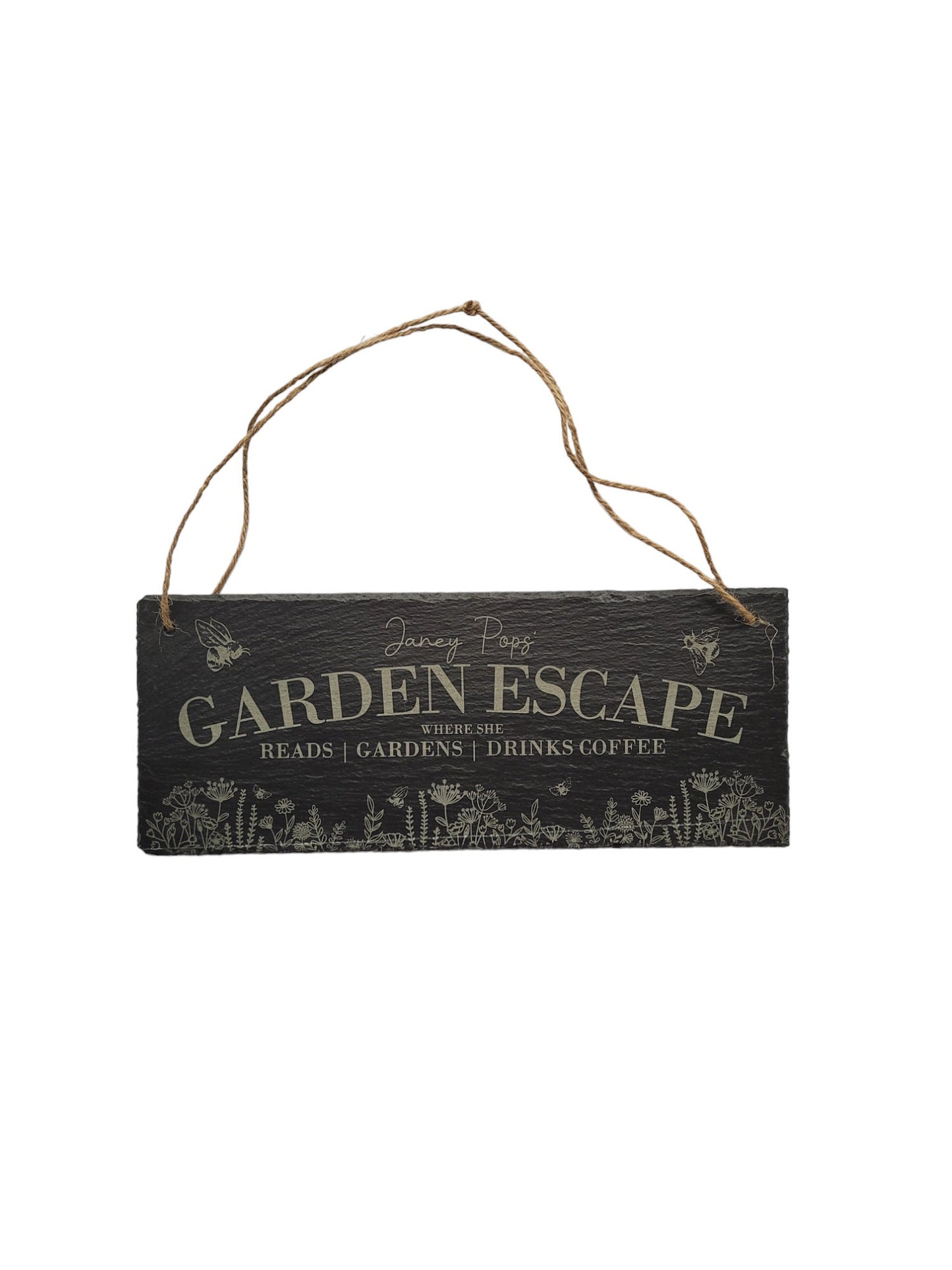 Personalised Garden Sign - Slate Gift