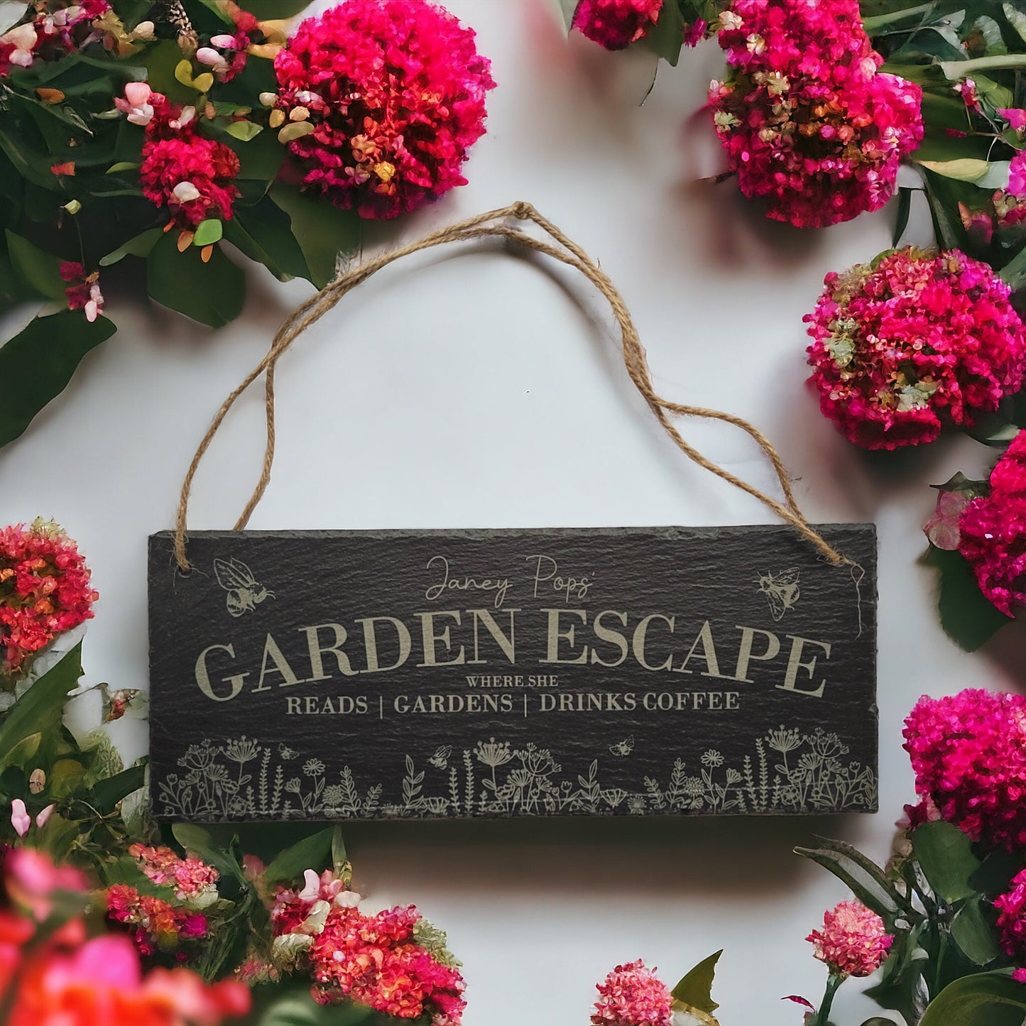 Personalised Garden Sign - Slate Gift