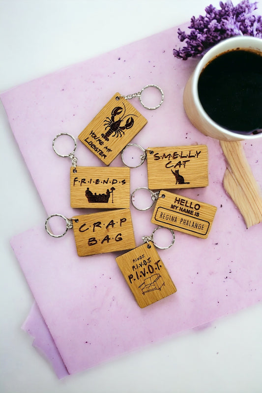 F.r.i.e.n.d.s Keyrings 6 Designs